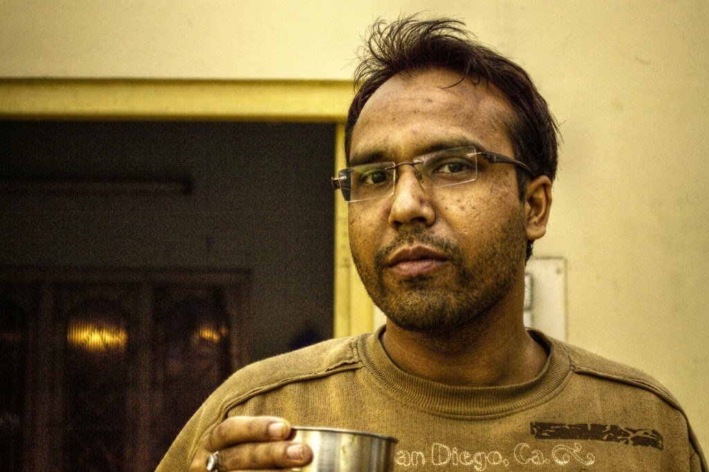 Drinking Tea by Sudipto Sarkar on Visioplanet