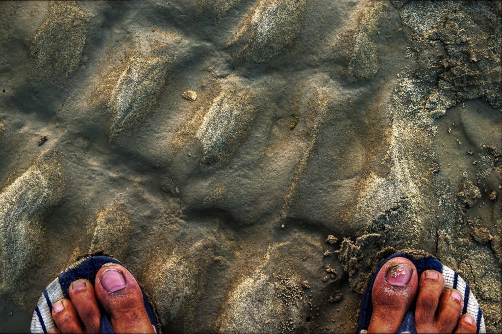 Sand and Slippers by Sudipto Sarkar on Visioplanet