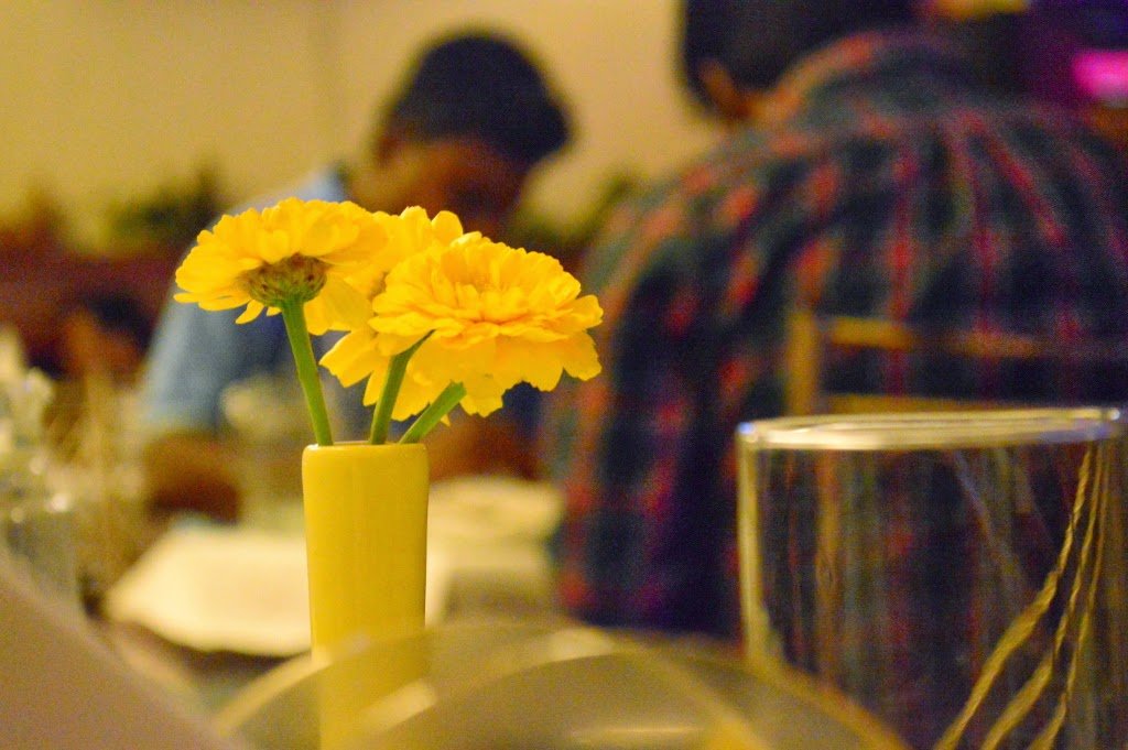 Flowers In A Restaurant by Sudipto Sarkar on Visioplanet